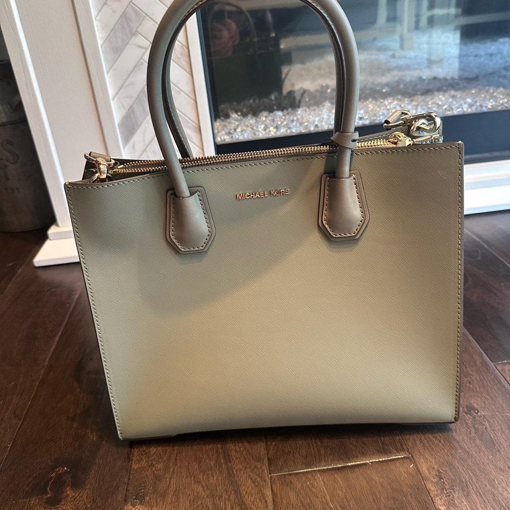 Michael Kors Olive Satchel Bag